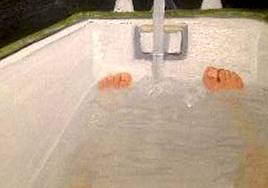 George W. Bush in the Bathtub